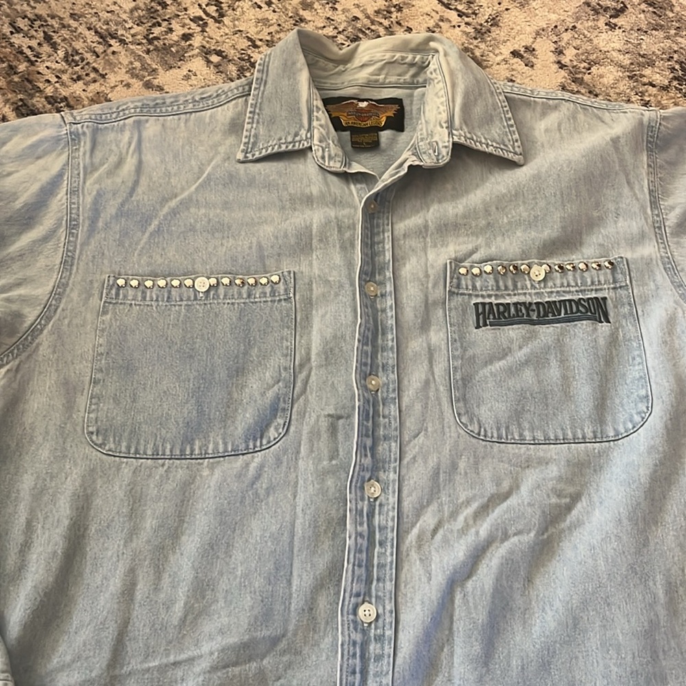 Harley Davidson denim shirt - Picture 5 of 5